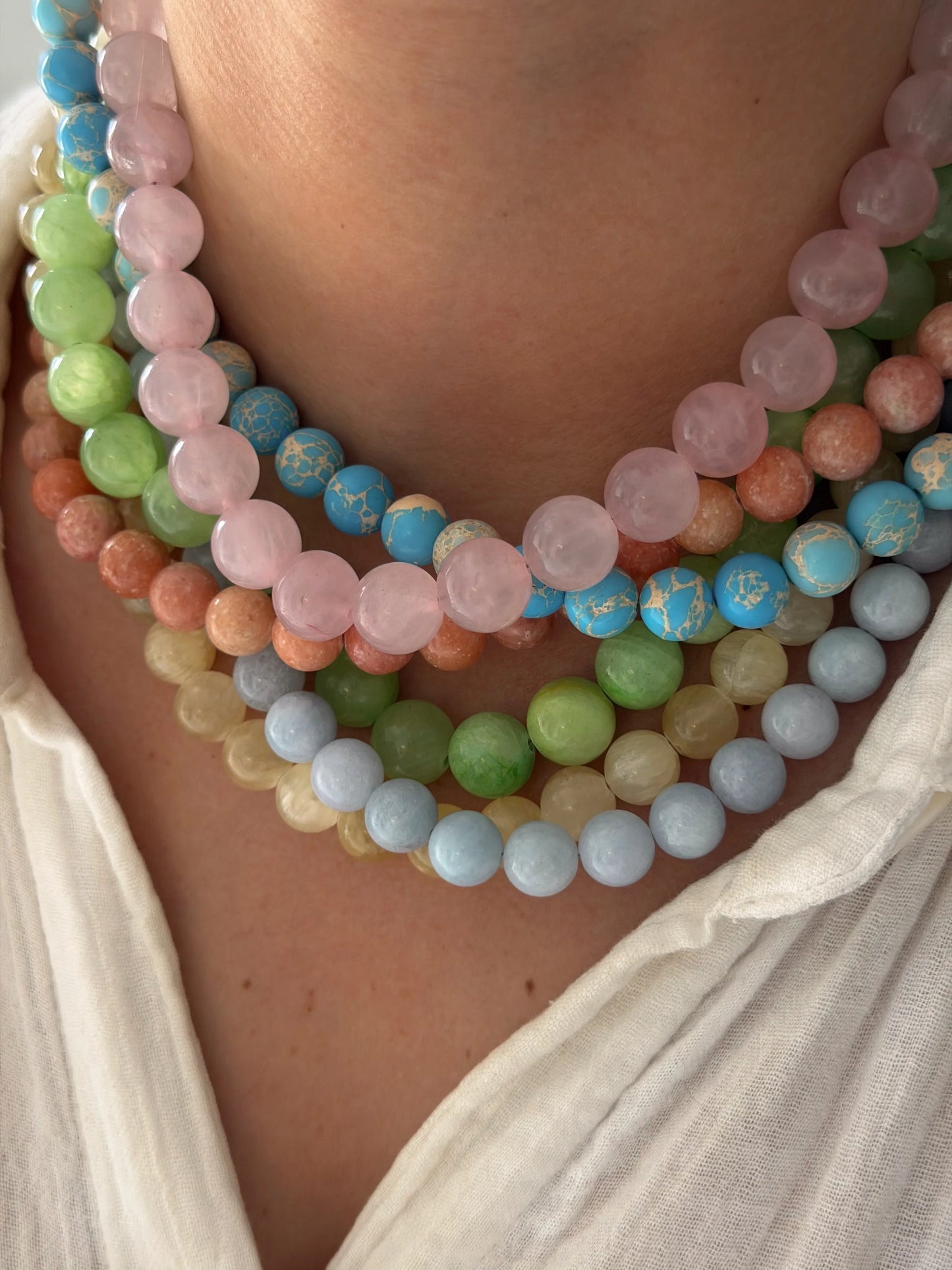 LUCIA GEMSTONE NECKLACE