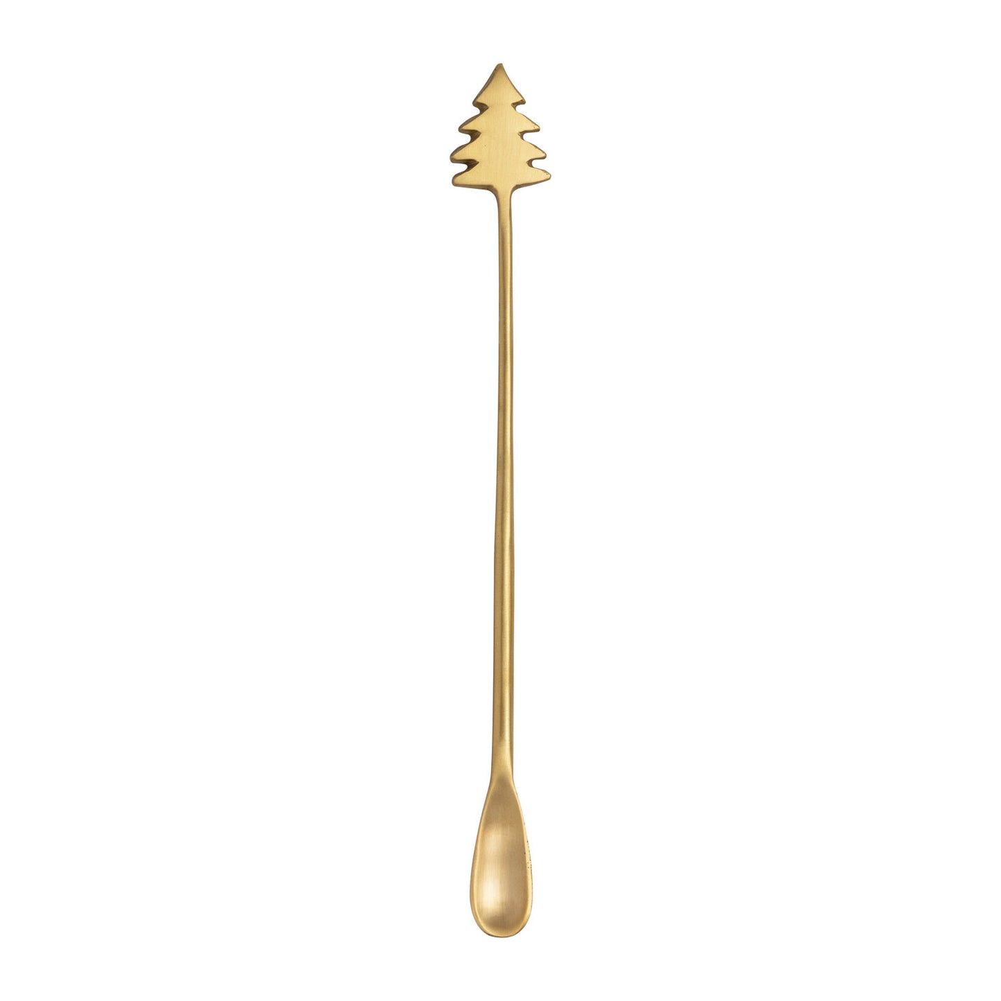 Christmas Tree Brass Spoon