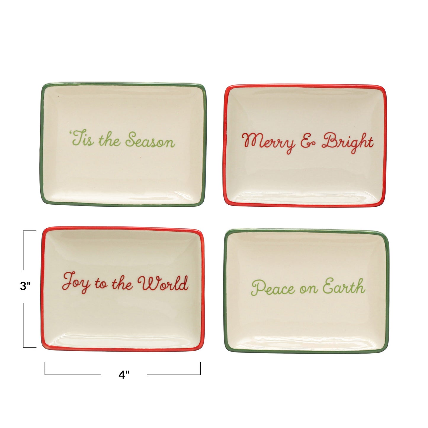 Christmas Saying Dish