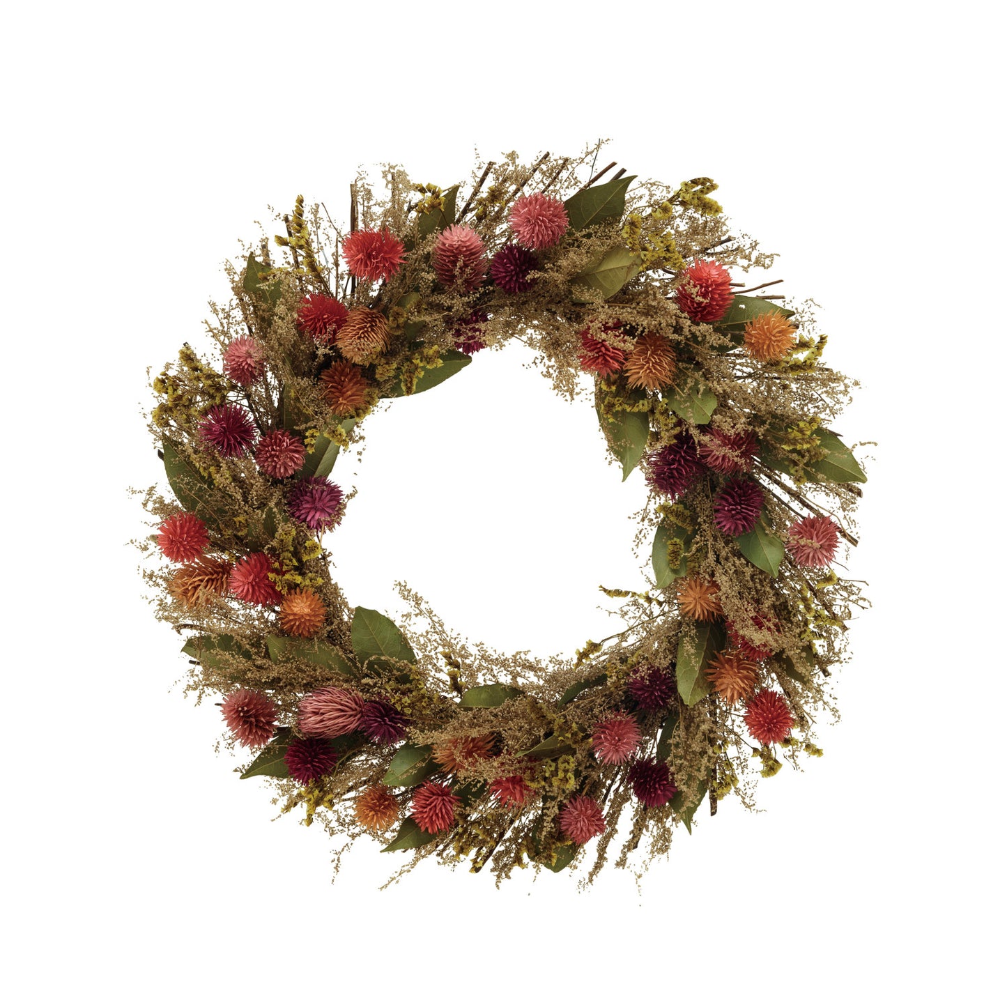 Dried Natural Botanicals Wreath, Multi Color