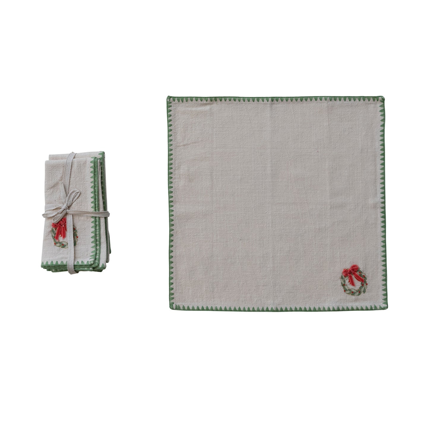Napkins with Wreath