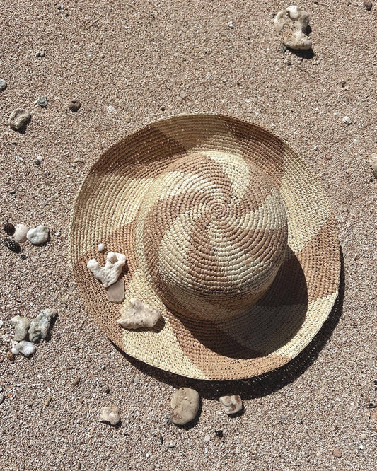 Moroccan Sand - Raffia Sun Hat