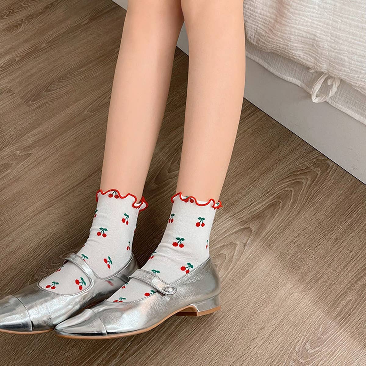 CHERRY COTTON SOCKS
