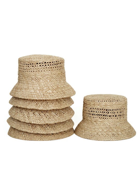Capri - Raffia Bucket Hat
