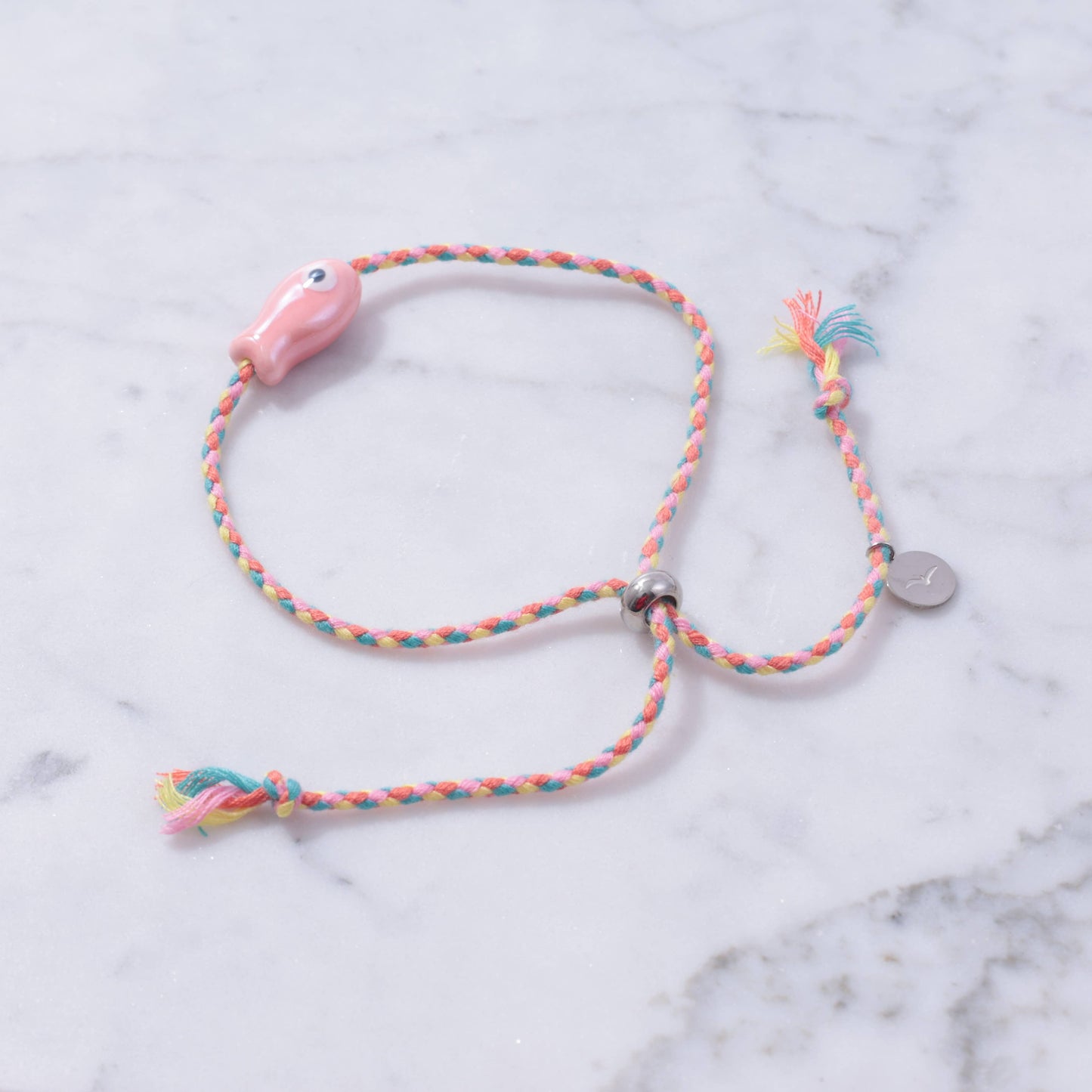 Sailor String Good Luck Fish Bracelet Trending : Lime Fish/Old Town String