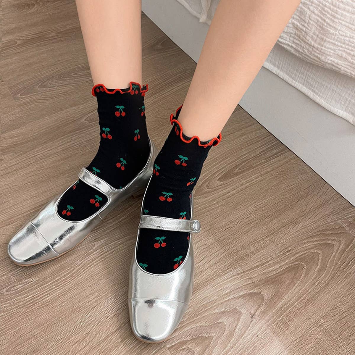 CHERRY COTTON SOCKS