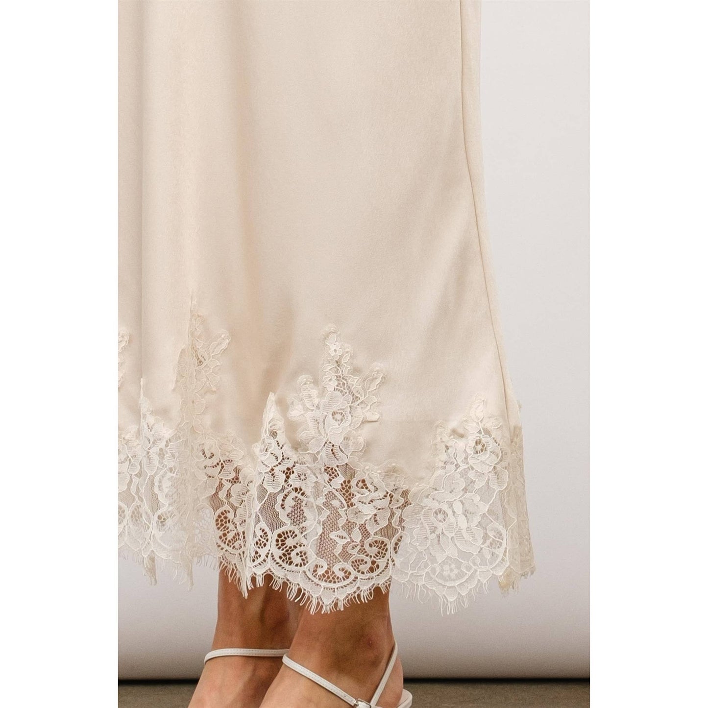 Isabella French Lace Midi Skirt