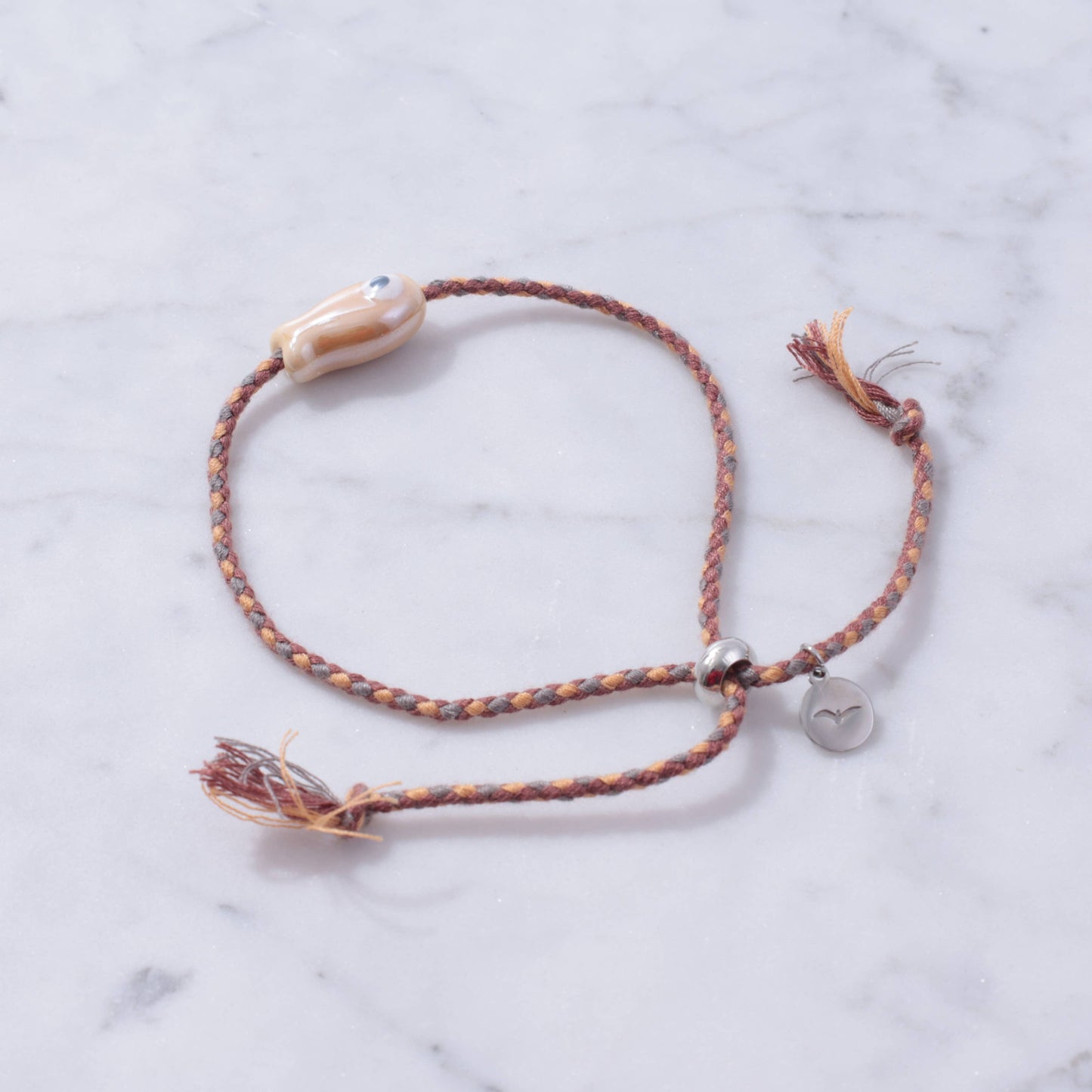 Sailor String Good Luck Fish Bracelet Trending : Lime Fish/Old Town String