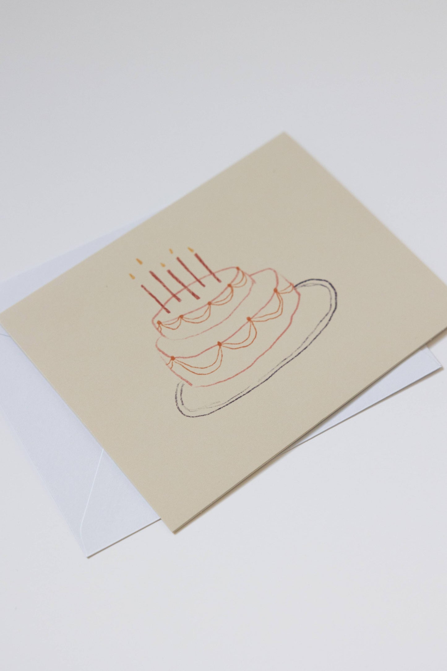 Cake Greeting Card (Blank Interior)