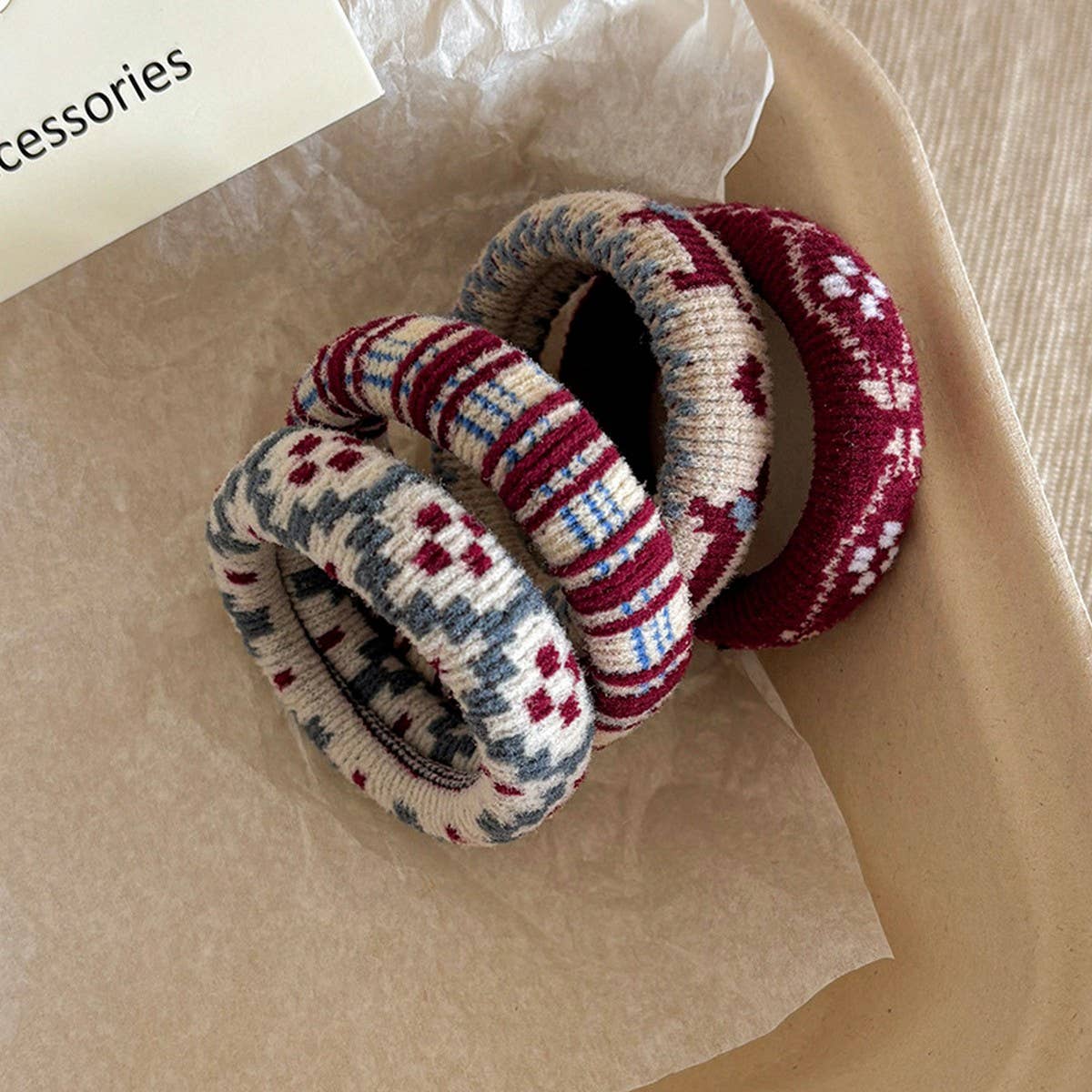 Polka Dot Bow Shell Hair Claw Elegant Clip: Red