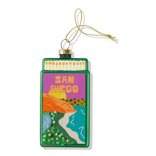 Matchbook Ornament - San Diego