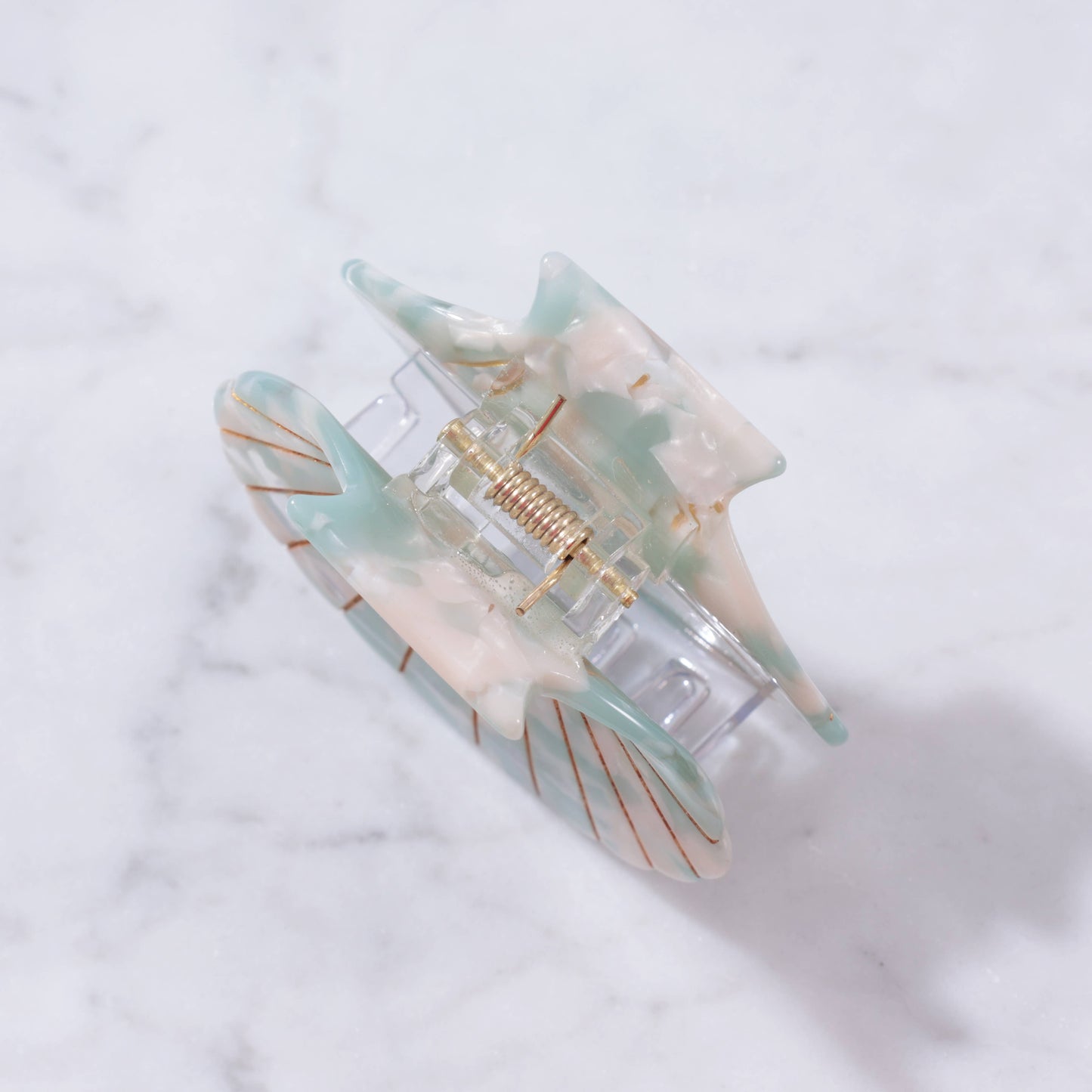 Eco-Friendly Scallop Shell Hair Clip Large: Ocean