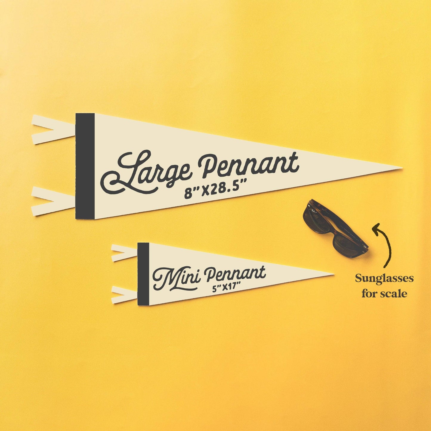 Surf Felt Pennant: Blue / Large Pennant – shopharvestmoonhome