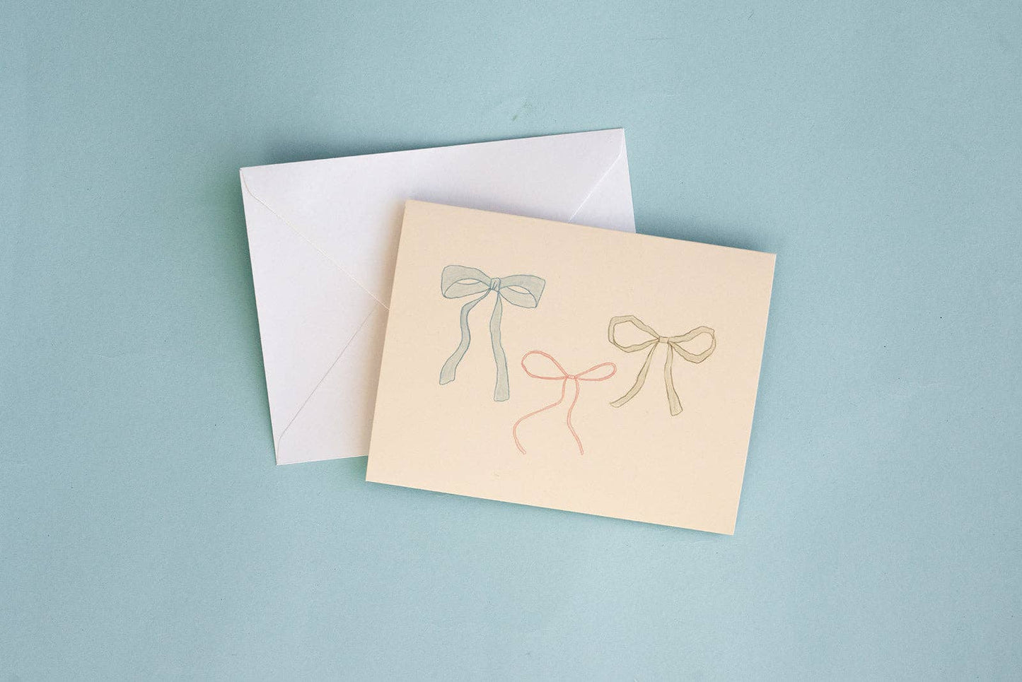 Bow Greeting Card (Blank Interior): Single