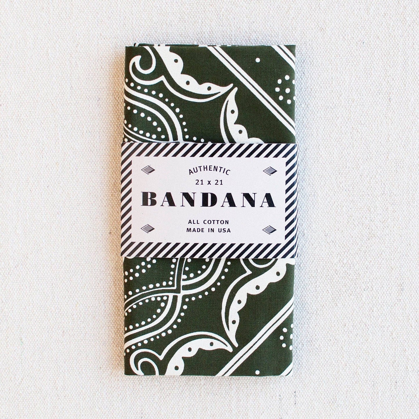 Western Bandana- Olive’