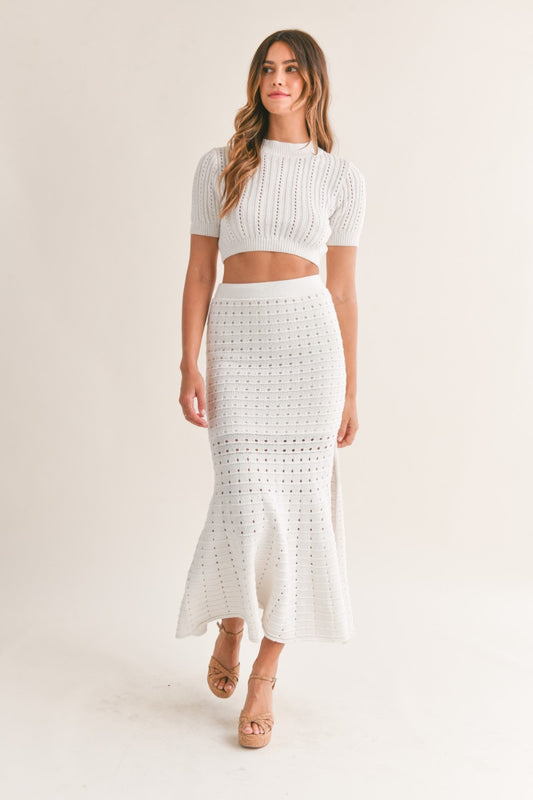 The Pointelle Skirt