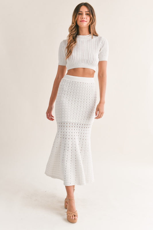 The Pointelle Skirt