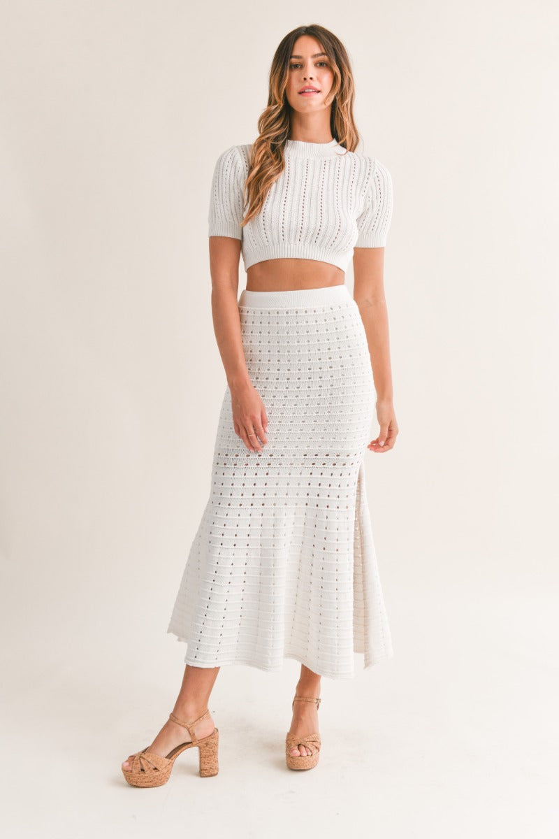 The Pointelle Skirt