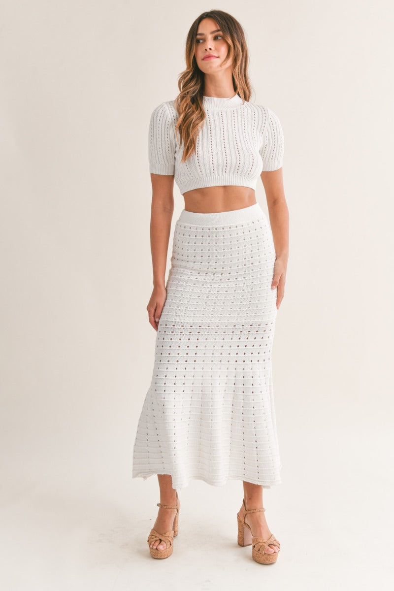 The Pointelle Skirt