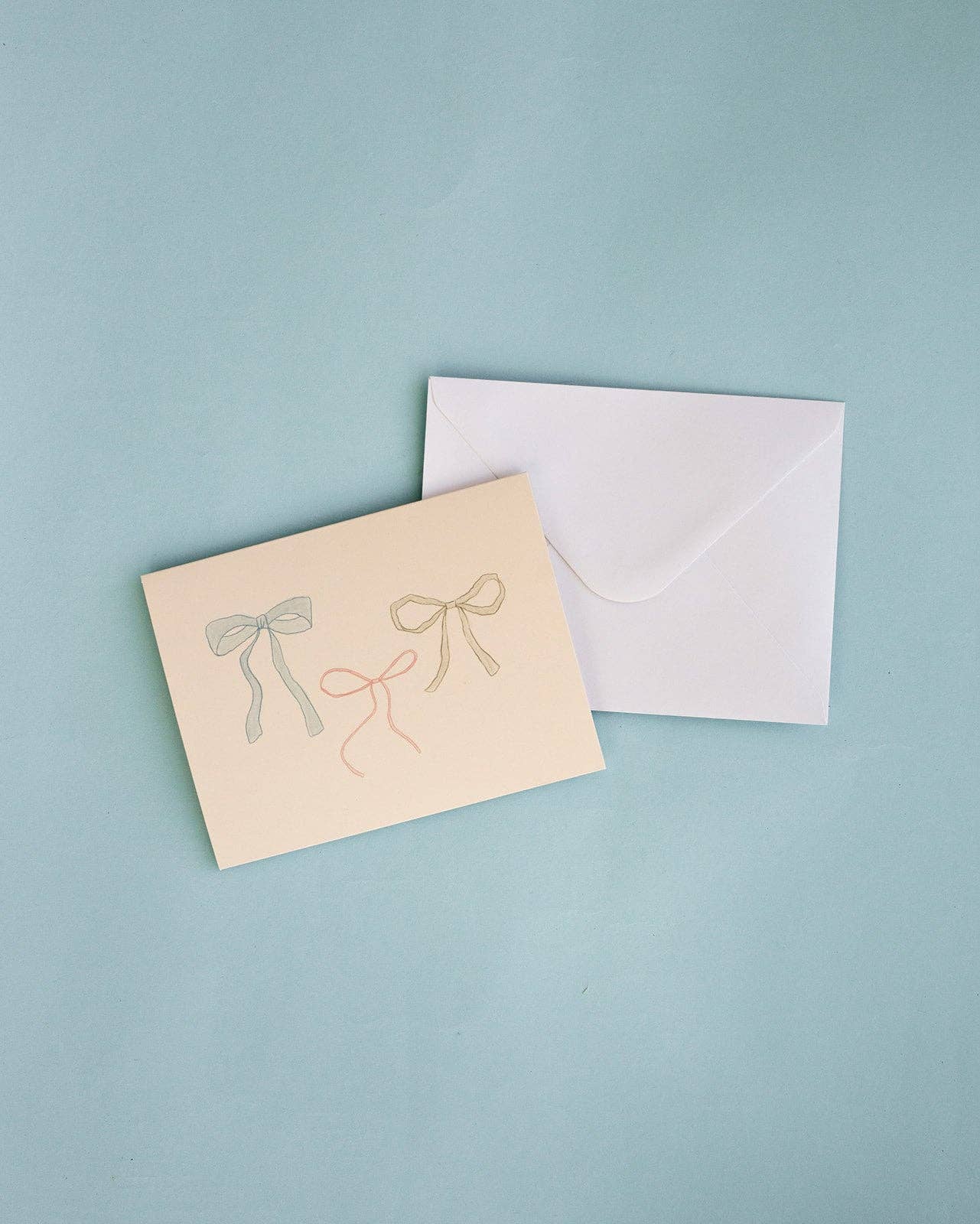 Bow Greeting Card (Blank Interior): Single