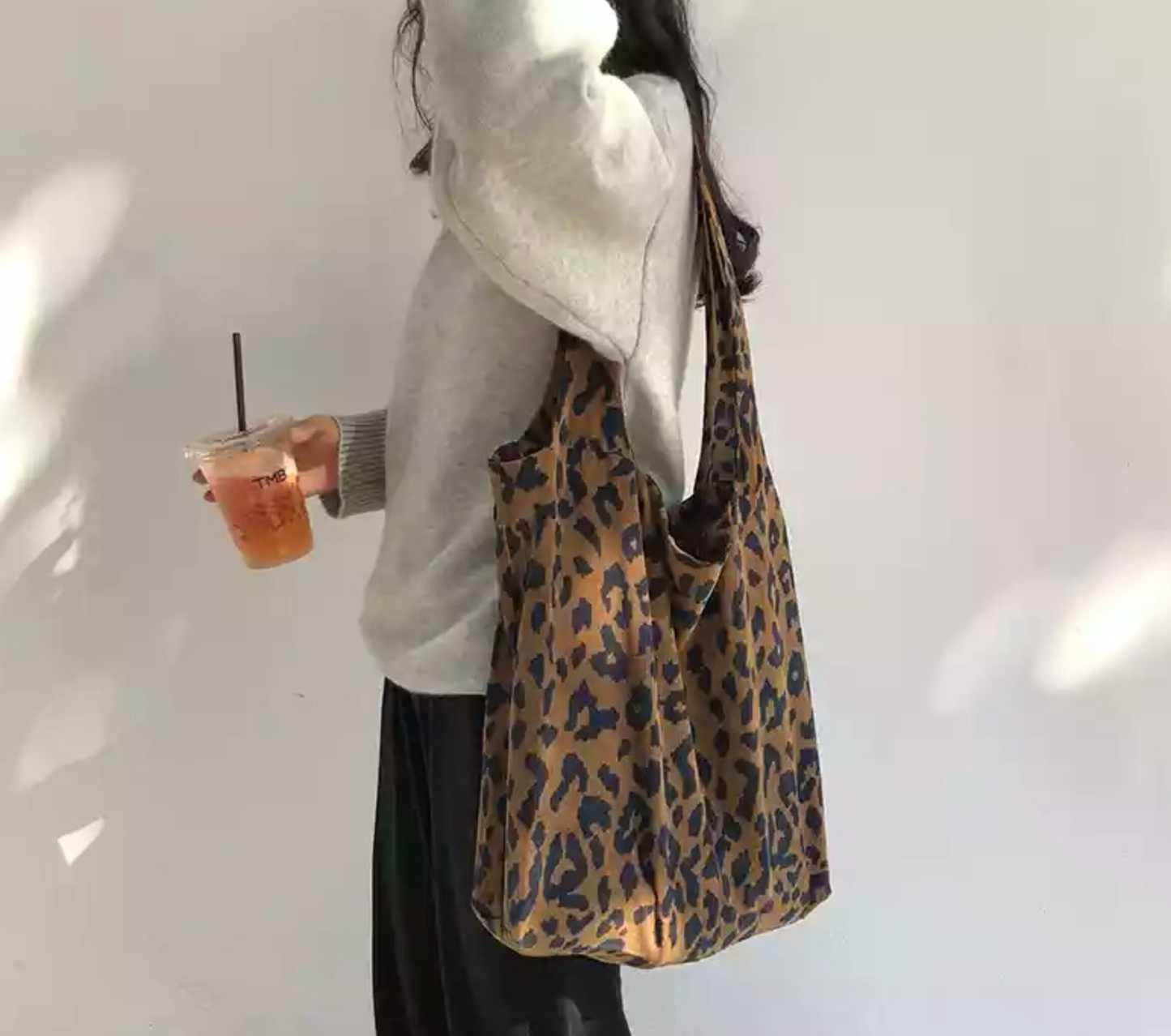 Leopard Print Two Style Tote Bags