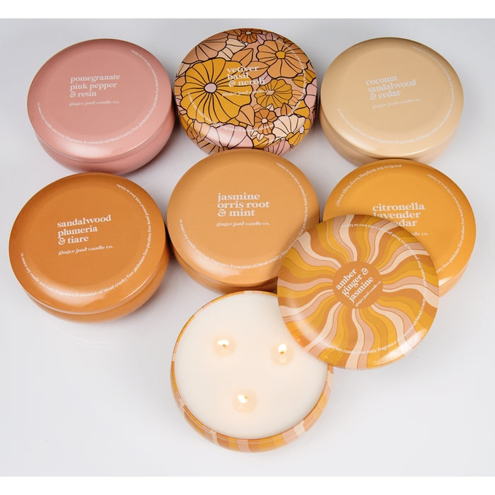 Nude Tin: Coconut Sandalwood + Cedar