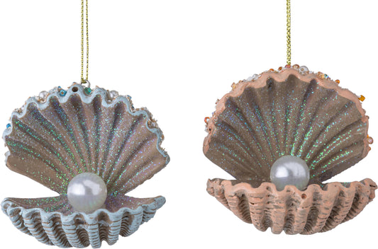 The Oyster Ornament Blue