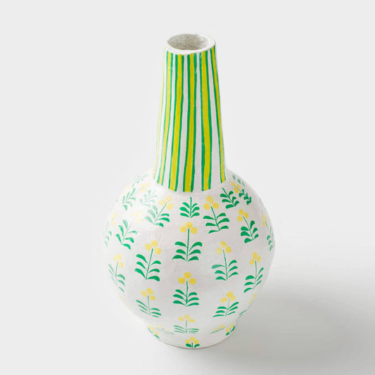 Meadow Paper Mache Vase