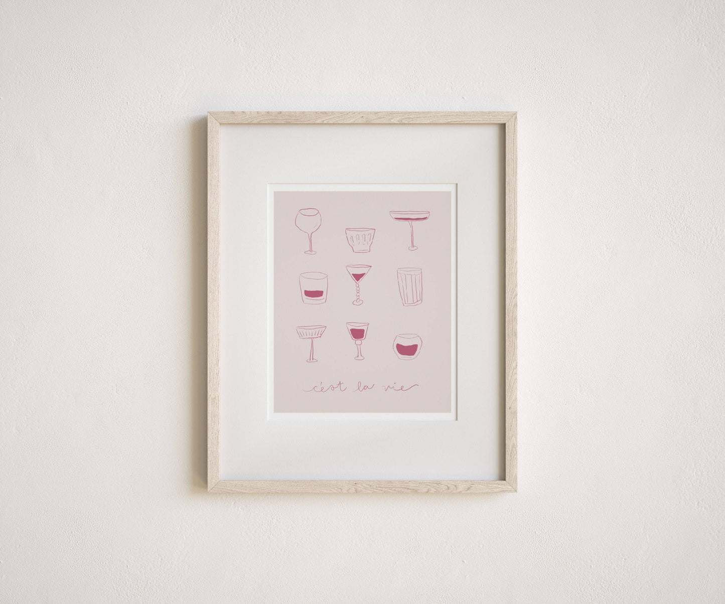 Drinkware Print: 16x20"