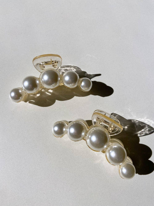 Big Pearl Hair Claw Clip